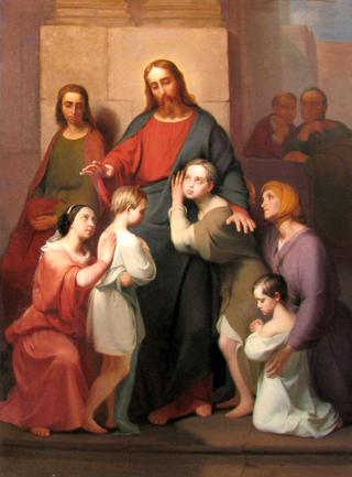 Christ Blessing Children