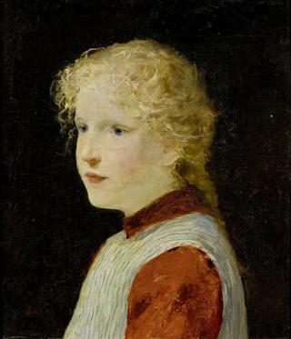 Portrait of a Blonde Girl