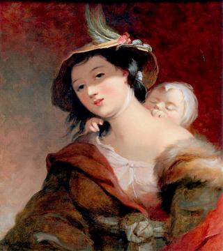 Gypsy Woman and Child, after Murillo