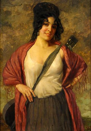 A pretty musician