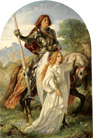 Sir Galahad and the Angel