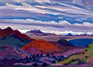 Moreland Landscape with Sunset, Collioure