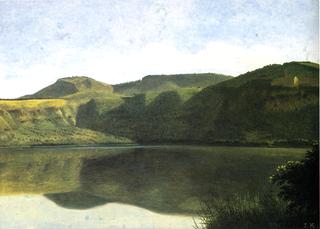 Lake Albano with Palazzolo