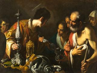 St. Lawrence Distributing the Treasures of the Church