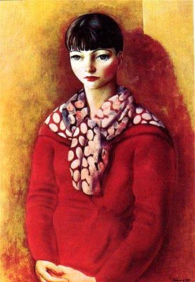 Kiki de Montparnasse in a Red Dress