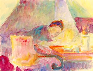 The Artist's Mother in Bed