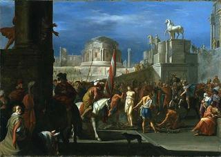 Clorinda Saving Olinda and Sophronia from the Stake