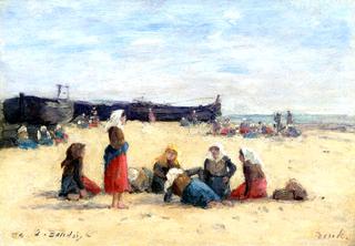 Berck, Fisherwomen on the Beach