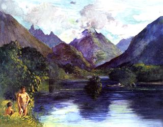 Entrance to Tautira River, Tahiti