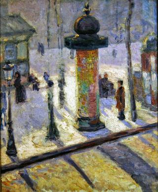 Kiosk on the Boulevard Clichy