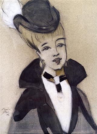 Lady with Black Hat