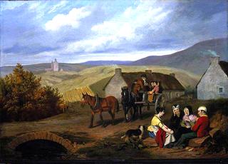 A Scottish Roadside Scene