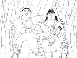 Man and Woman Seated on a Bench