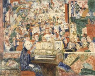 Ensor at the Harmonium