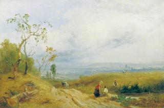 A Peep at the Metropolis from Hampstead Heath, London