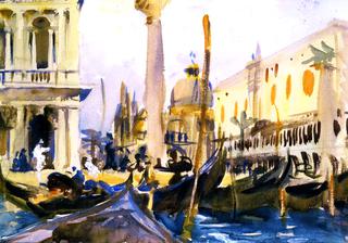 The Piazzetta with Gondolas