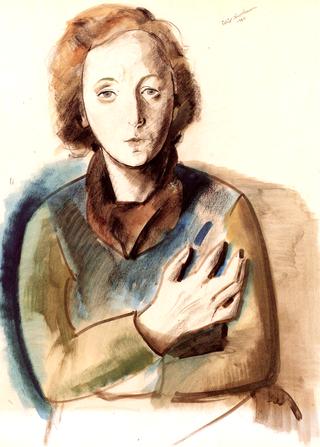 Portrait of Felka Platek with Arms Crossed