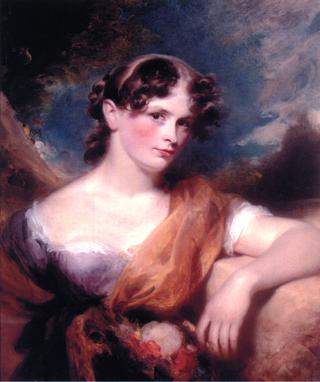 Portrait of Miss Carolline Hopwood