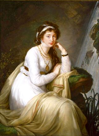 Portrait of Anna Ivanovna Tolstoy (Baryatinskaya)