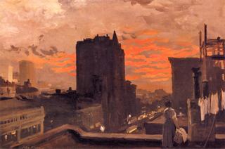 Sunset, West Twenty-Third Street