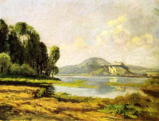 The Fortress of Angera from Arona