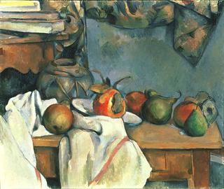 Ginger Pot with Pomegranate and Pears