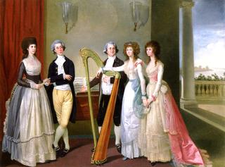 Henry Vansittart with His Family