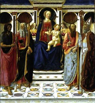 Virgin and Child with Saints John the Baptist, Andrew, Bartholomew and Zenobius