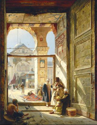 At the Door of the Umayyad Mosque