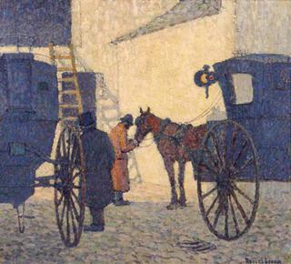 The Cab Yard, Night