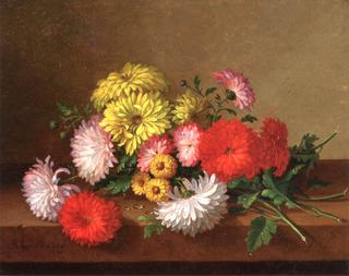Still Life with Chrysanthemums