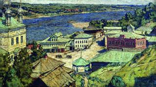 Provincial Town on the Volga. Plyos
