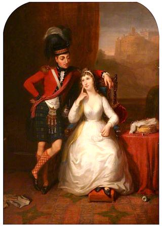 Marriage Portrait of Lieutenant Colonel James Stewart to Williamina Kerr, 1803