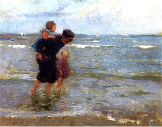 Walking in the Surf