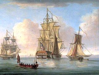 Seascape with Shipping