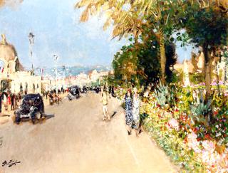 Flower Beds on the Promenade des Anglais