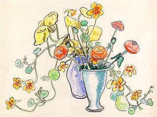 Capuchins and Zinnias