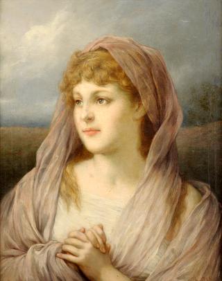 Blond Beauty with Veil