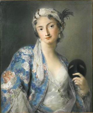 Portrait of a Woman in Turkish Outfit