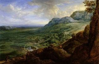 The Escorial from a Foothill of the Guadarrama Mountains