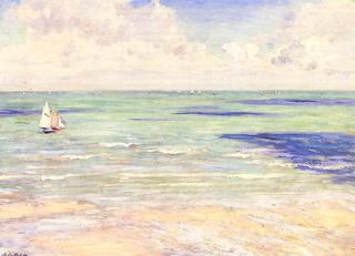 Seascape, Regatta at Villers