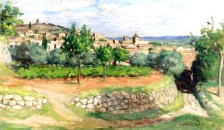 View of Laudun