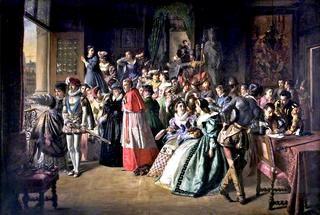 Charles IX and the French Court on the Morning of Saint Bartholomew's Massacre