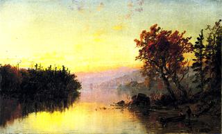 Greenwood Lake at Twilight