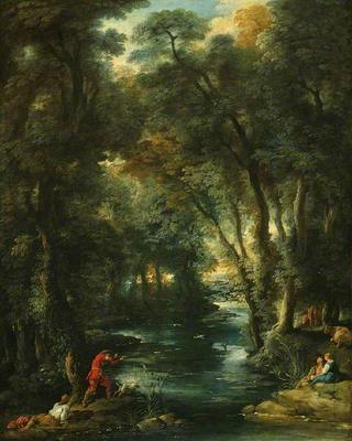 Duck Shooting in a Wood