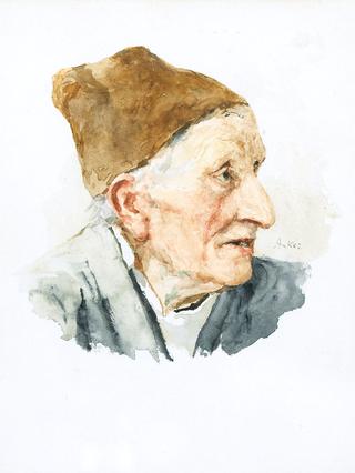 Portrait of a Farmer with Hat