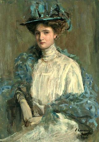 Portrait of a Lady in Blue