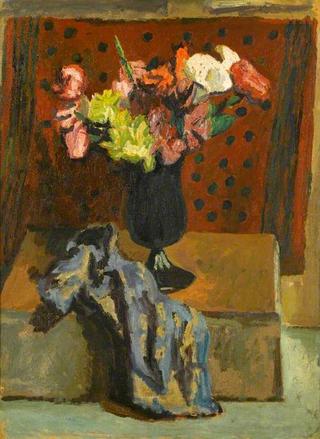 Flowers Against Chintz