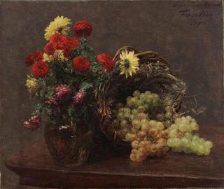 Flowers and Grapes