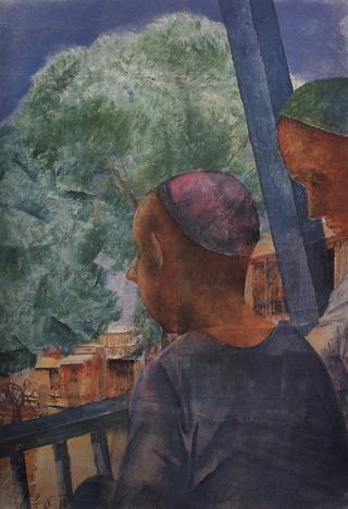 On the Terrace, Samarkand